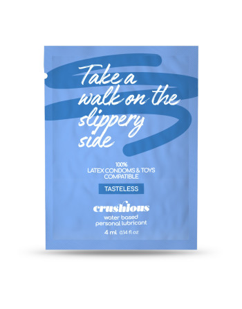 MUESTRA LUBRICANTE NATURAL CRUSHIOUS 4ML CON PROSPECTO