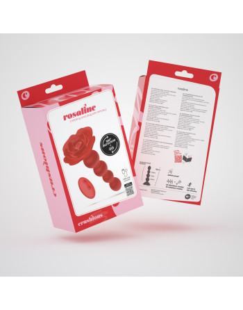 ROSALINE PLUG ANAL COM ROTAÇÃO E CONTROLO REMOTO CRUSHIOUS