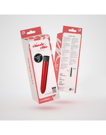 VIBRADOR CLASSIC VIBE CRUSHIOUS VERMELHO
