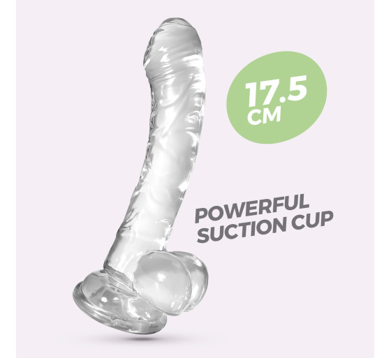 HUDINI DILDO ANAL JELLY TRANSPARENTE CRUSHIOUS