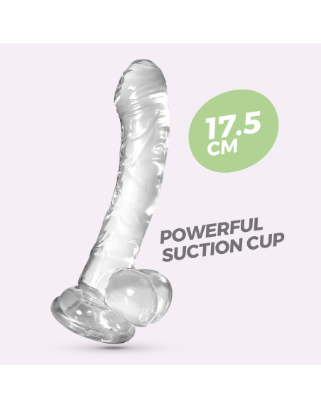 HUDINI DILDO ANAL JELLY TRANSPARENTE CRUSHIOUS