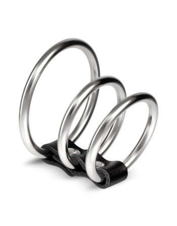 SARUMAN CONJUNTO DE 3 ANILLOS PARA EL PENE DE METAL CRUSHIOUS