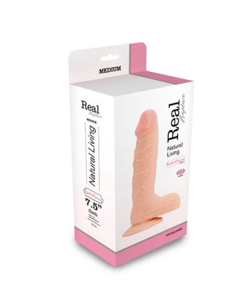 VIBRADOR REALÍSTICO REAL RAPTURE EARTH FLAVOUR 7.5'' BRANCO