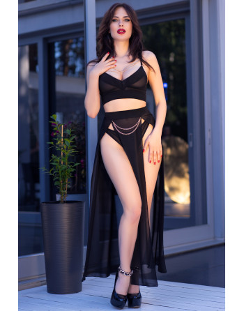 CONJUNTO CR-4672 PRETO CHILIROSE