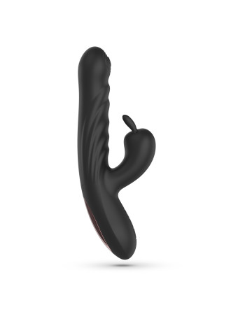 LAPIN VIBRADOR CONEJO RECARGABLE CON EMPUJE NEGRO CRUSHIOUS