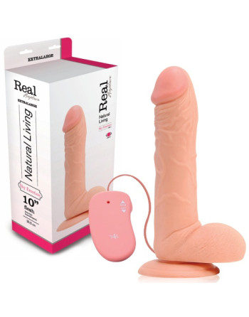 VIBRADOR REALÍSTICO REAL RAPTURE SKY EMOTION 10'' BLANCO