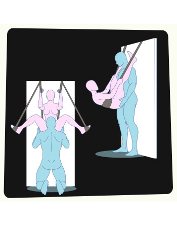 COLUMPIO DE PUERTA DELUXE SEX DOOR SWING CRUSHIOUS