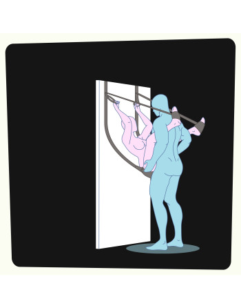 COLUMPIO DE PUERTA DELUXE SEX DOOR SWING CRUSHIOUS