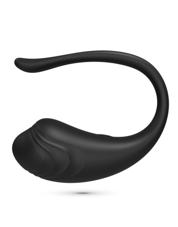 OVO VIBRATÓRIO RECARREGÁVEL COM COMANDO TAMAGO CRUSHIOUS PRETO