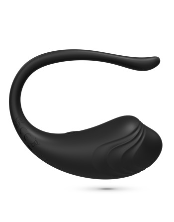 OVO VIBRATÓRIO RECARREGÁVEL COM COMANDO TAMAGO CRUSHIOUS PRETO
