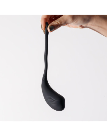 OVO VIBRATÓRIO RECARREGÁVEL COM COMANDO TAMAGO CRUSHIOUS PRETO