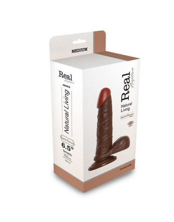 VIBRADOR REALÍSTICO REAL RAPTURE EARTH FLAVOUR 6.5'' NEGRO