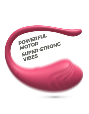 OVO VIBRATÓRIO RECARREGÁVEL COM COMANDO TAMAGO CRUSHIOUS ROSA