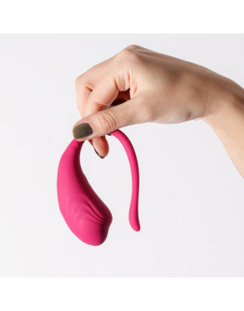OVO VIBRATÓRIO RECARREGÁVEL COM COMANDO TAMAGO CRUSHIOUS ROSA