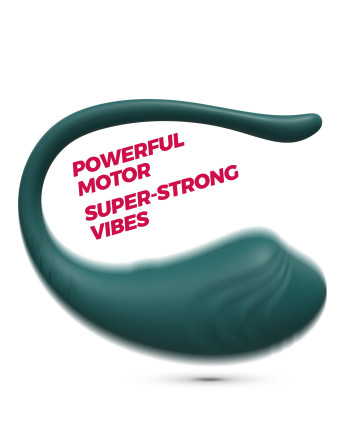 HUEVO VIBRADOR RECARGABLE CON MANDO A DISTANCIA TAMAGO CRUSHIOUS EMERALDA