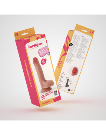 DILDO DE SILICONA LIQUIDA INVIKTUS 7 CRUSHIOUS PIEL