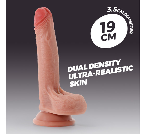 DILDO DE SILICONA LIQUIDA INVIKTUS 7 CRUSHIOUS PIEL