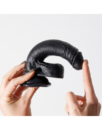 DILDO DE SILICONA LIQUIDA INVIKTUS 7 CRUSHIOUS NEGRO