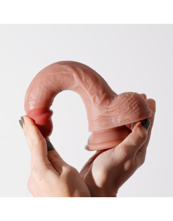 DILDO DE SILICONE LÍQUIDO INVIKTUS 8 CRUSHIOUS PELE