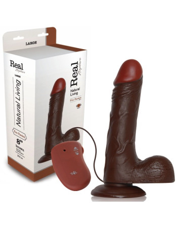 VIBRADOR REALÍSTICO REAL RAPTURE FIRE PASSION 8'' NEGRO