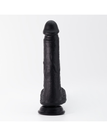 DILDO DE SILICONE LÍQUIDO INVIKTUS 8 CRUSHIOUS PRETO
