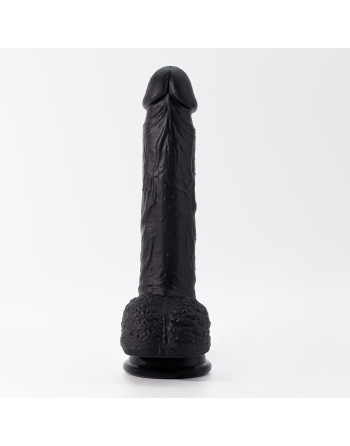 DILDO DE SILICONE LÍQUIDO INVIKTUS 8 CRUSHIOUS PRETO