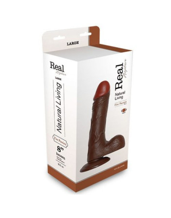 VIBRADOR REALÍSTICO REAL RAPTURE FIRE PASSION 8'' NEGRO