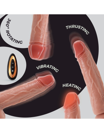 VIBRADOR DE SILICONA LIQUIDA INVIKTUS VIBE 9 CRUSHIOUS PIEL