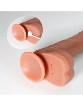VIBRADOR DE SILICONA LIQUIDA INVIKTUS VIBE 9 CRUSHIOUS PIEL