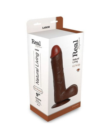 VIBRADOR REALÍSTICO REAL RAPTURE FIRE PASSION 9'' NEGRO