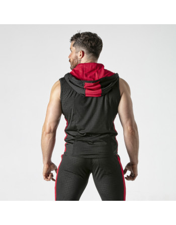 CHALECO HOODY ROJO LOCKER GEAR