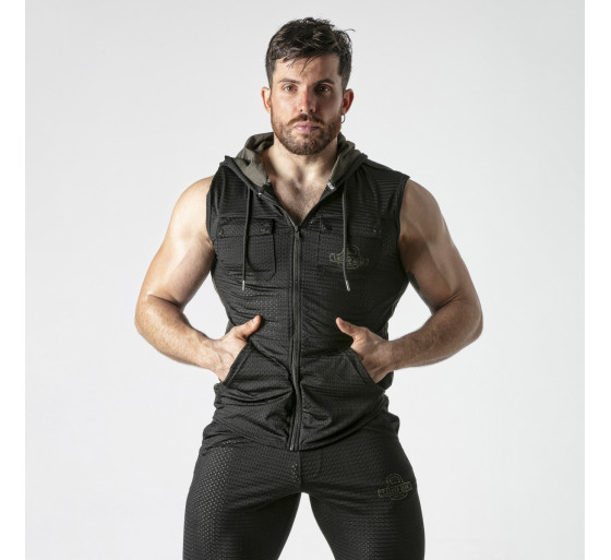 COLETE HOODY CAQUI LOCKER GEAR